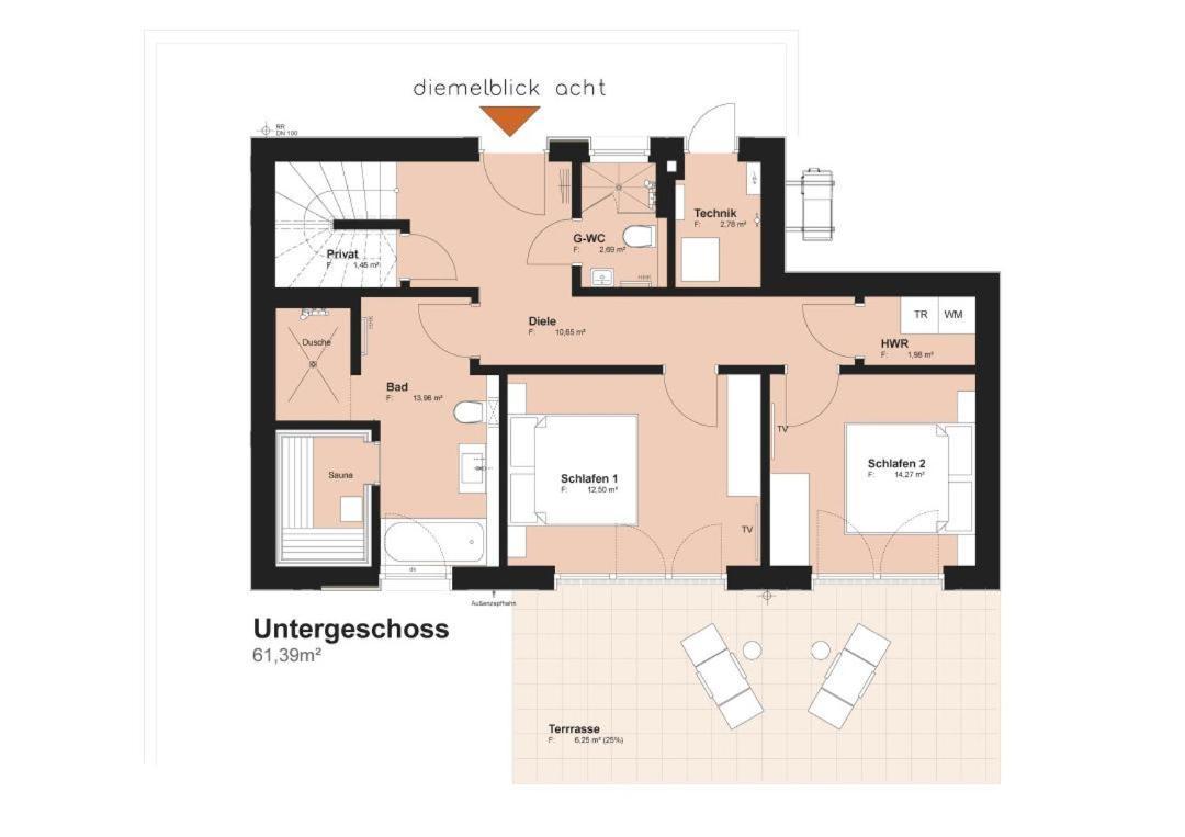 Diemelblick Acht - Ferienhaus Fuer 6 Personen Mit Sauna, Garten Und Dachterrasse Mit Panoramablick Херингхаузен Экстерьер фото